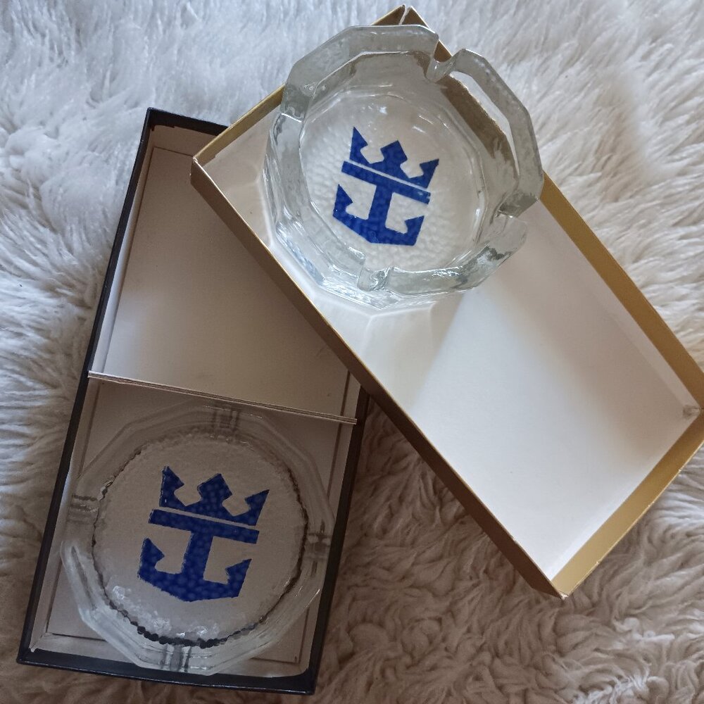 Vintage! Classy Glass - Blenko Glass Ashtrays